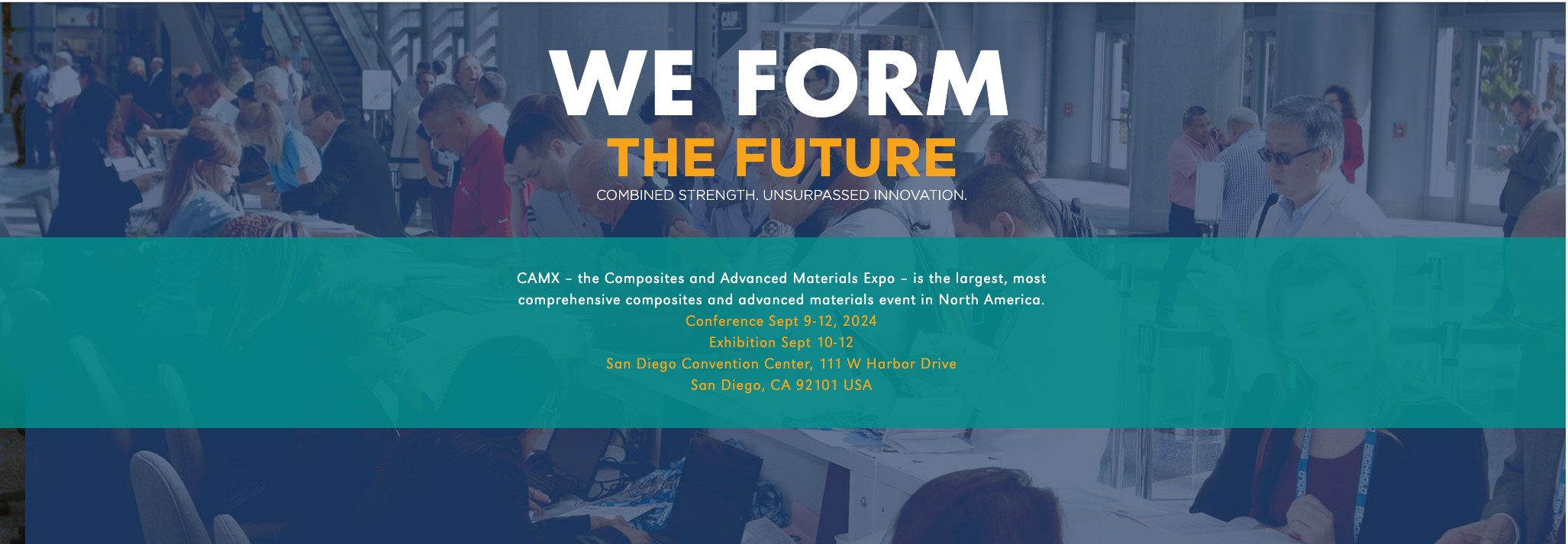 TeXtreme will be at CAMX, San Diego 9-12 September, 2024
